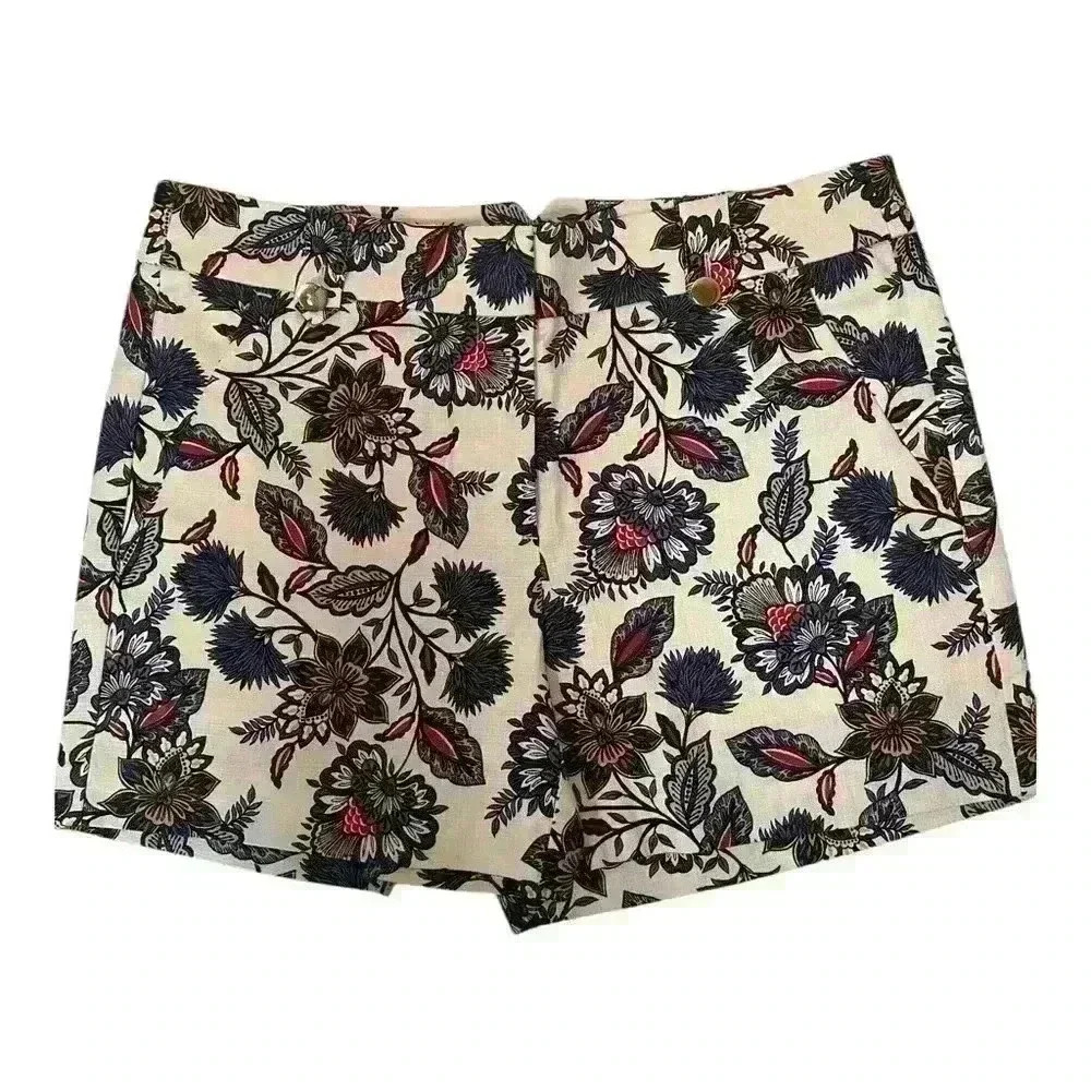 Loft Floral Shorts New with Tags Size 2. Please See Measurements before purchase